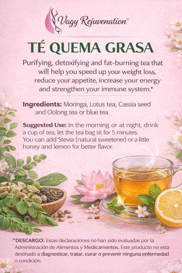 Té Quema Grasa – Detox & Fat Burning Tea (14 Días)