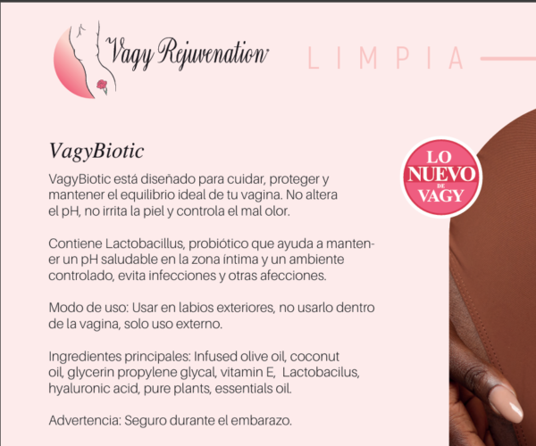 VagyBiotic – Jabón Íntimo Probiótico para Equilibrio del pH