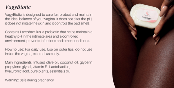 VagyBiotic – Jabón Íntimo Probiótico para Equilibrio del pH